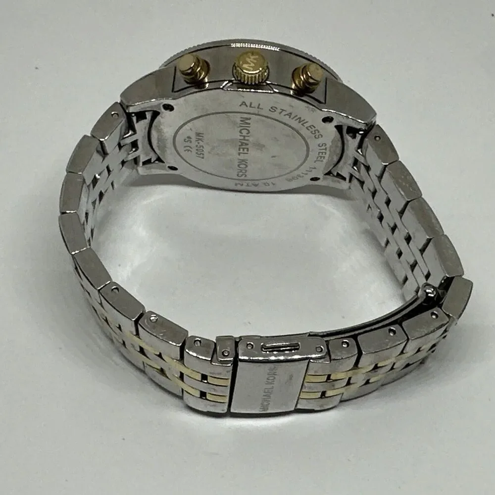 Michael Kors Ritz MK5057 Women's Silver Stainless Steel Analog Dial Watch NUL58